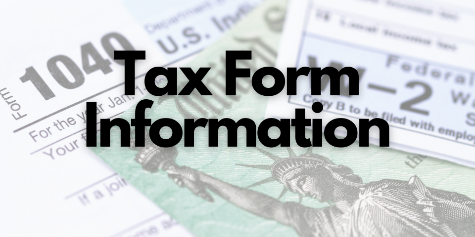 Tax Form Information slide